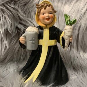 Goebel West Germany Girl Beer Radish Turnip 1970